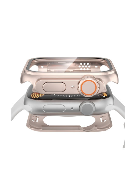Πλαστική Θήκη σε Ροζ Χρυσό χρώμα για Apple Watch Series 6 / 5 / 4 / SE 40mm