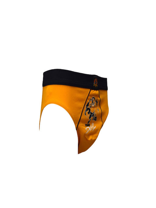 Looney Tunes Men's Slip Orange with Patterns
