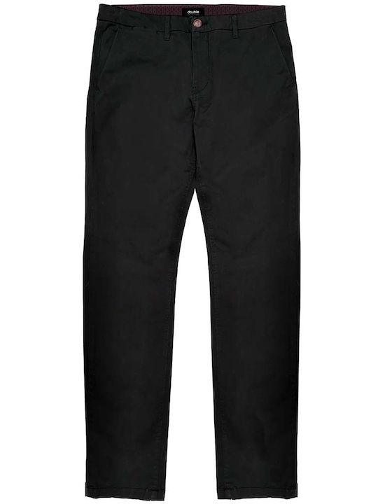 Trousers Chino Elastic in Regular Fit Black