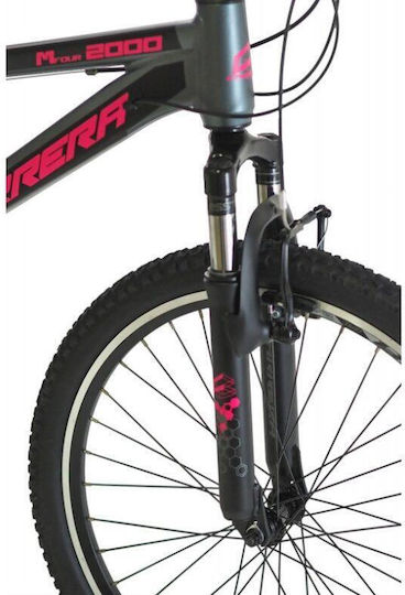 Carrera M4 2000 24" Παιδικό Mountain Bike 21 Ταχυτήτων με Σκελετό Αλουμινίου Γκρι