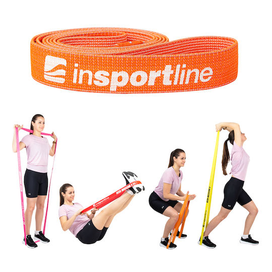 inSPORTline Band Λάστιχο Γυμναστικής Loop Σκληρό Πορτοκαλί