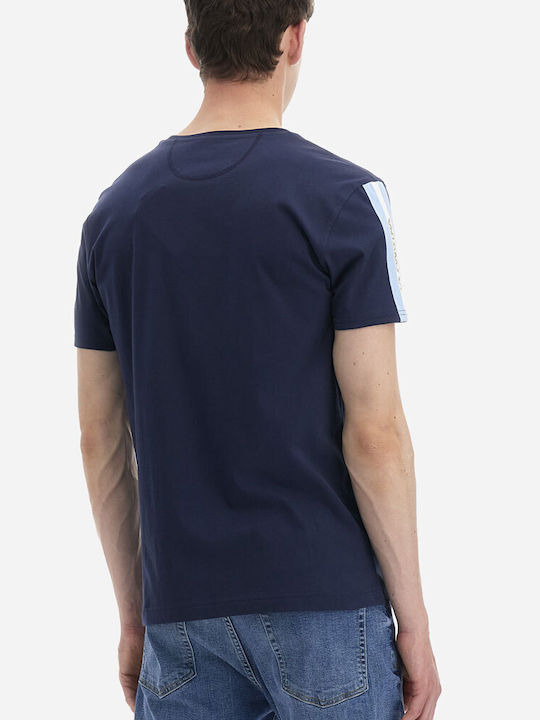 La Martina Herren Kurzarmshirt Navy