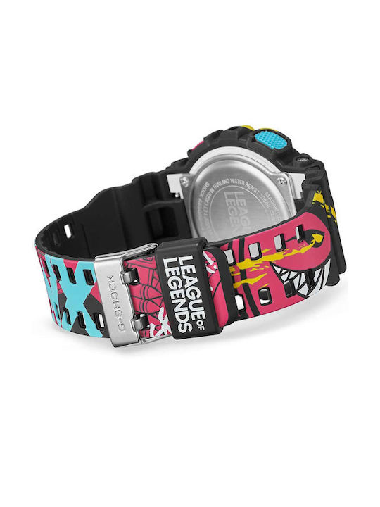 Casio League Legends Watch Chronograph Battery with Rubber Strap