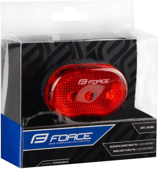 Force 45386 Partea din spate Lumină Bicicletă 3 Led