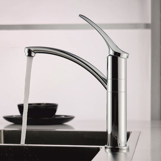 Inter Ceramic Ένθετος Νεροχύτης Inox Μ48xΠ42cm Ασημί