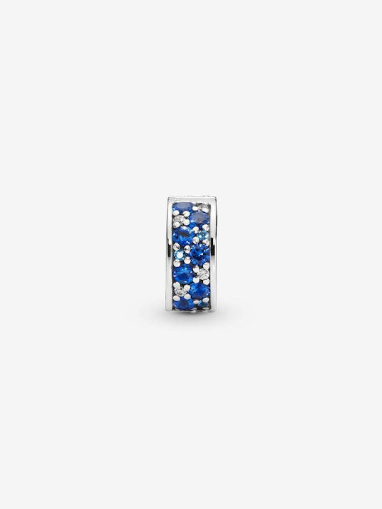 Pandora Charm Cu Pietre Din Argint Albastru