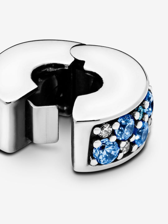 Pandora Charm Cu Pietre Din Argint Albastru