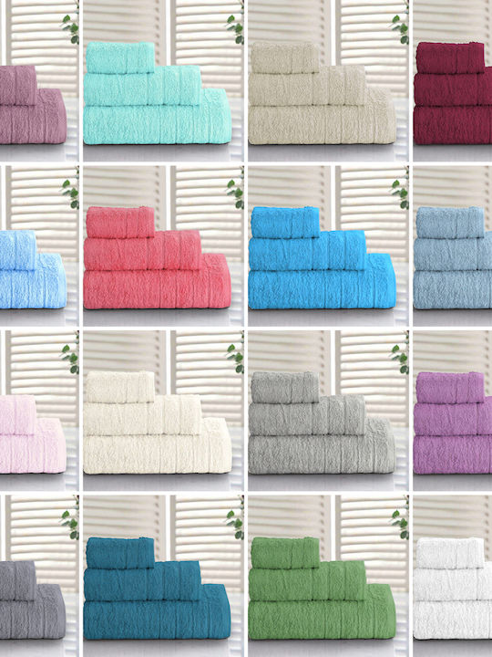 Casa Colori Hand Towel 30x50cm Coral Weight 550gr/m²