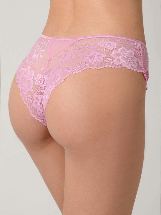 Femeie Slip cu Dantelă Lilac
