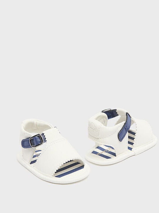Mayoral Baby Sandals White Sailor