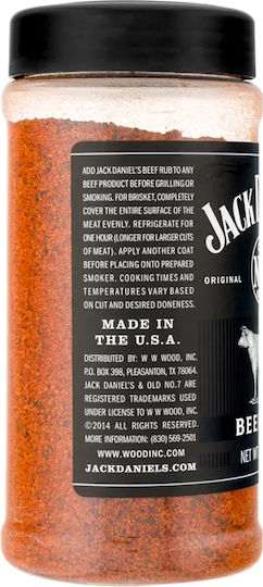 Jack Daniel's Μείγμα Καρυκευμάτων Rub 255gr
