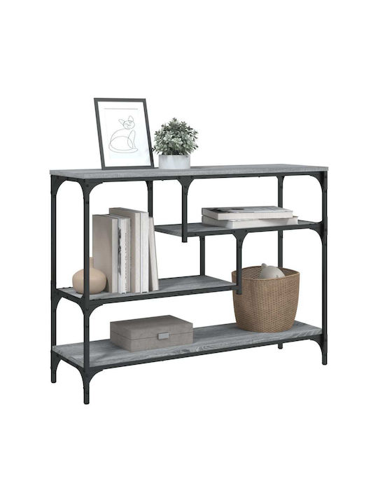 Consolă Metalică Gri Sonoma L100xL30xH75buc