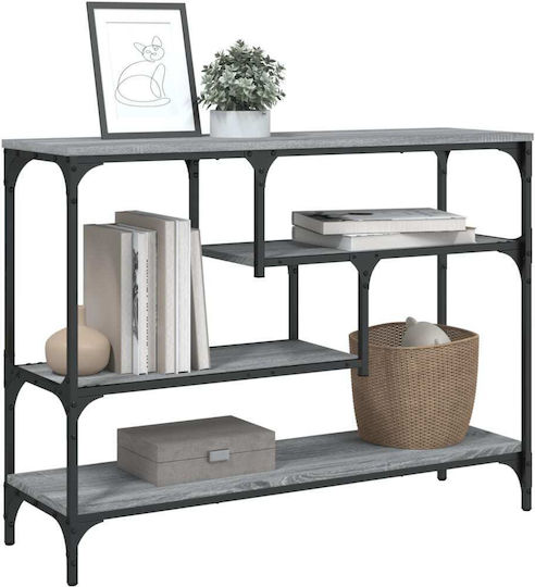 Metal Console Table Grey Sonoma L100xW30xH75cm