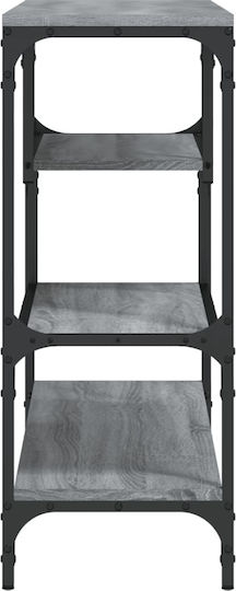 Metal Console Table Grey Sonoma L100xW30xH75cm