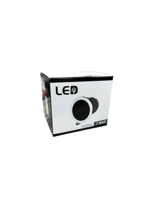 Spot Light Recessed Spot with Integrated LED and Cool White Light White 1pcs