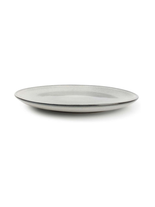 Salt & Pepper Meridian Πιάτο Ρηχό Κεραμικό Λευκό με Διάμετρο 26cm
