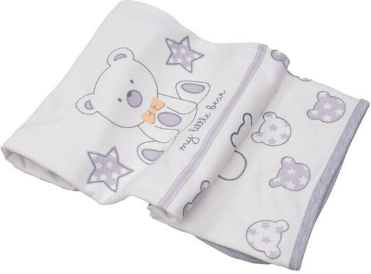 Kamtex Baby Прегръщаща Пелена Сив 80x90см.
