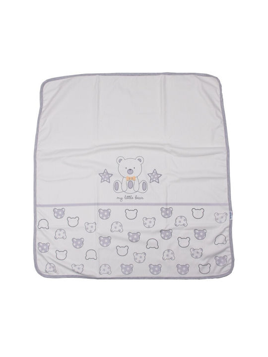 Kamtex Baby Πάνα Αγκαλιάς Γκρι 80x90εκ.