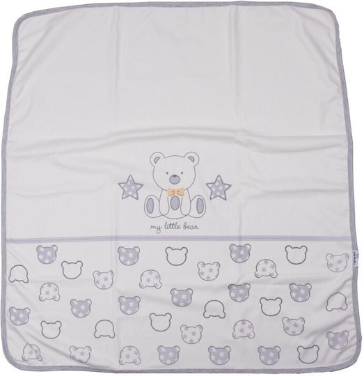 Kamtex Baby Прегръщаща Пелена Сив 80x90см.