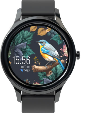 Forever ForeVive 3 SB-340 43mm Smartwatch με Παλμογράφο (Μαύρο)