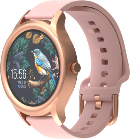 Forever ForeVive 3 SB-340 43mm Smartwatch με Παλμογράφο (Χρυσό)
