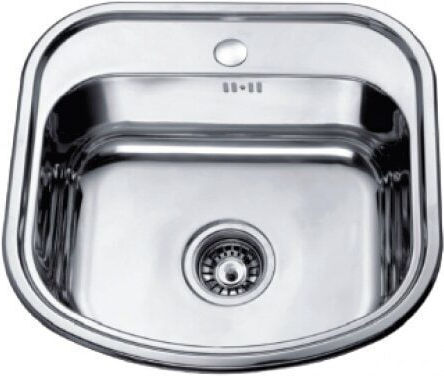 Inter Ceramic Alpaca Drop-In Inox Μ49xΠ47cm Silber