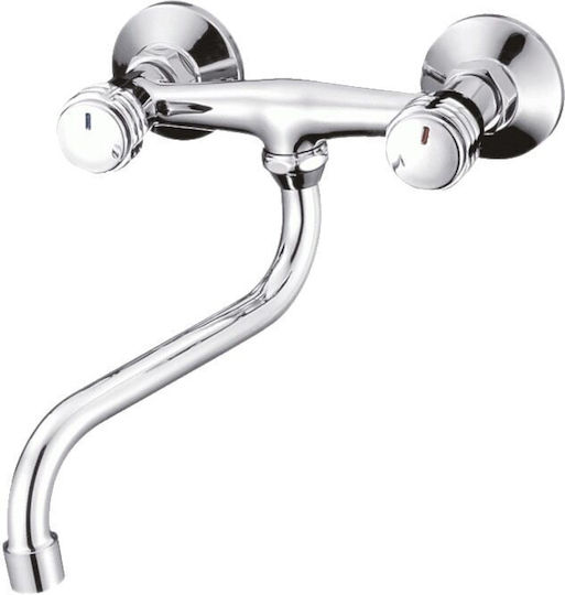 Inter Ceramic Alpaca Drop-In Кухненски Мивка Inox със Смесител М81xШ43.5см Сребрист
