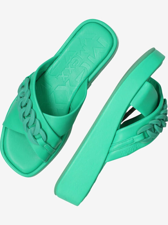Lexi Γυναικεία Σανδάλια Flatforms Πράσινα