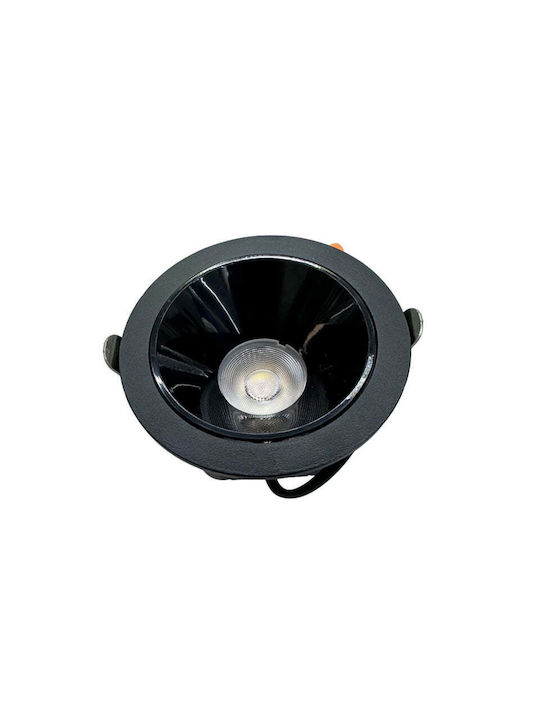 Spot Light Recessed Spot with Integrated LED and Natural White Light White 1pcs