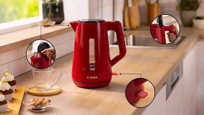 Bosch Kettle 1.7lt 2400W Red