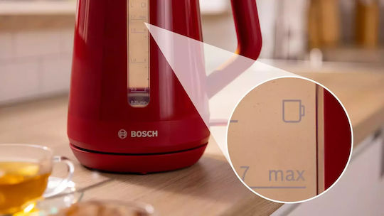 Bosch MyMoment Електрическа Кана 1.7л 2400W Червена