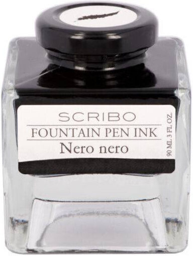 Scribo Ersatz- und Füllfederhaltertinten für Füllfederhalter Schwarz 90ml