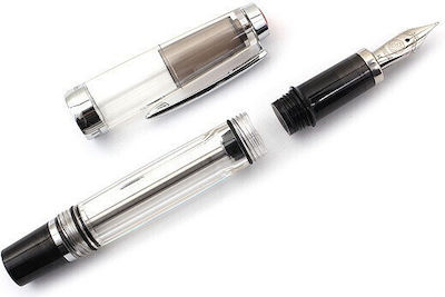 Twsbi Vac 700 mini Smoke Clear Πένα Καλλιγραφίας Fine Διάφανη