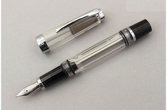 Twsbi Vac 700 mini Smoke Clear Peniță de Caligrafie Fine Transparent