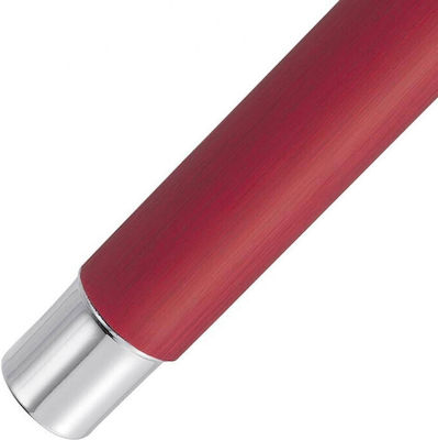 Online Schreibfeder Mittel Rot aus Aluminium mit Rot Tinte