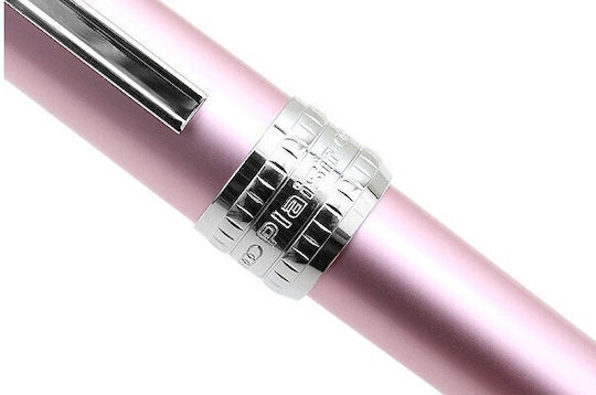 Platinum Platinum Fein Rosa Füllfederhalter aus Aluminium mit Rosa Tintenfarbe