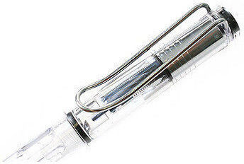 Lamy Vista Set Writing Pen Medium Transparent made of Plastic with Blue Ink