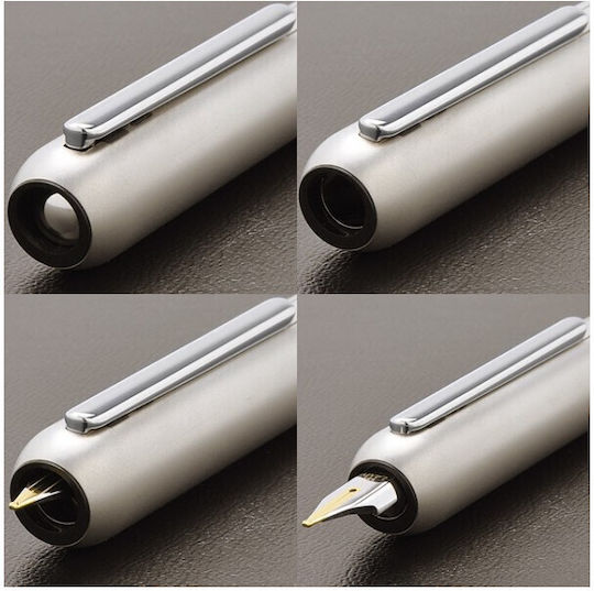 Lamy Stilou Medium Negru Cu Cerneală Neagră