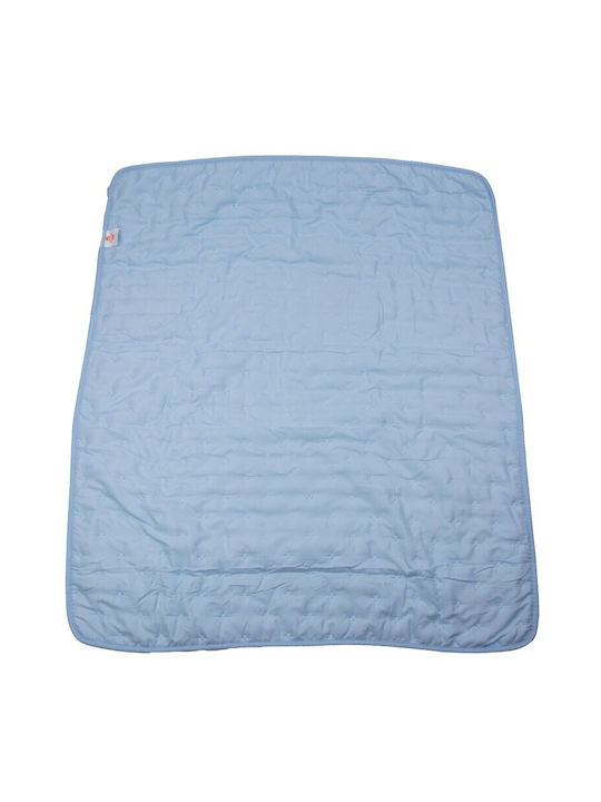 Kamtex Baby Κουβερτοπάπλωμα Κούνιας Γαλάζιο 100x120cm