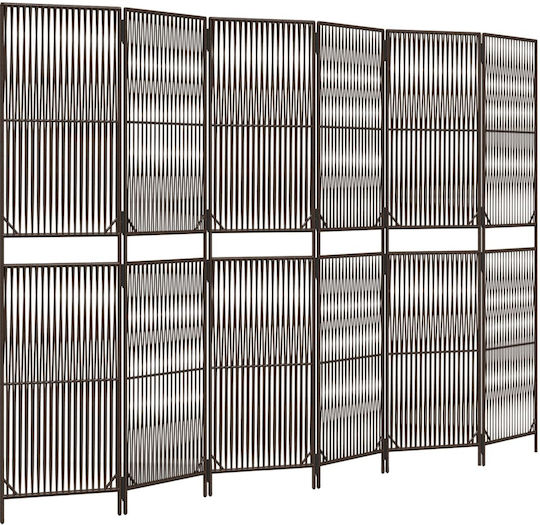 vidaXL Διακοσμητικό Παραβάν από Rattan 294x200cm