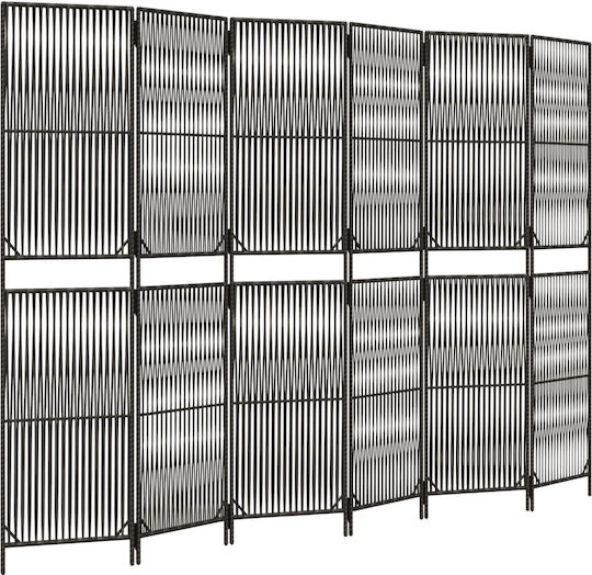 vidaXL Διακοσμητικό Παραβάν από Rattan 294x200cm