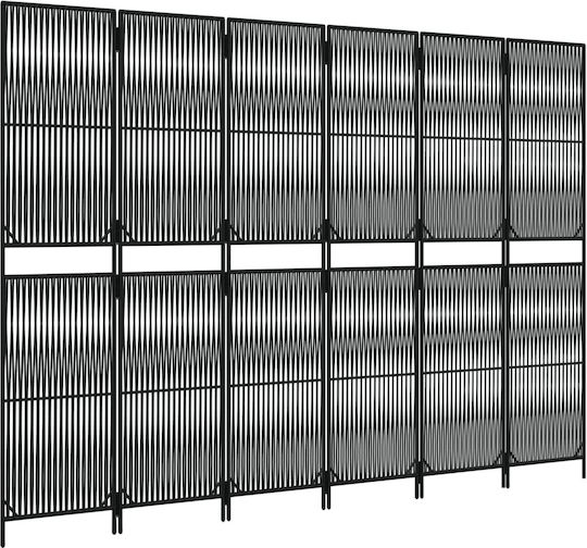 vidaXL Dekorativer Raumteiler aus Rattan 294x200cm