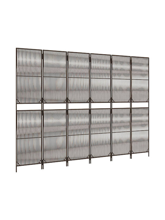 vidaXL Decorativ Paravan din Rattan 294x200cm