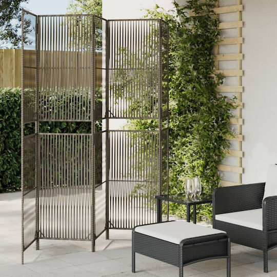 vidaXL Dekorativer Raumteiler aus Rattan 245x200cm