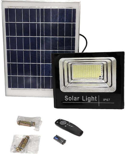 Waterproof Solar LED Floodlight 300W Cold White 6500K with Remote Control IP67