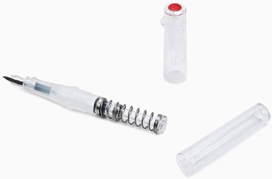 Twsbi Калиграфска Писалка Ширина на линията Прозрачна с Червен Мастило