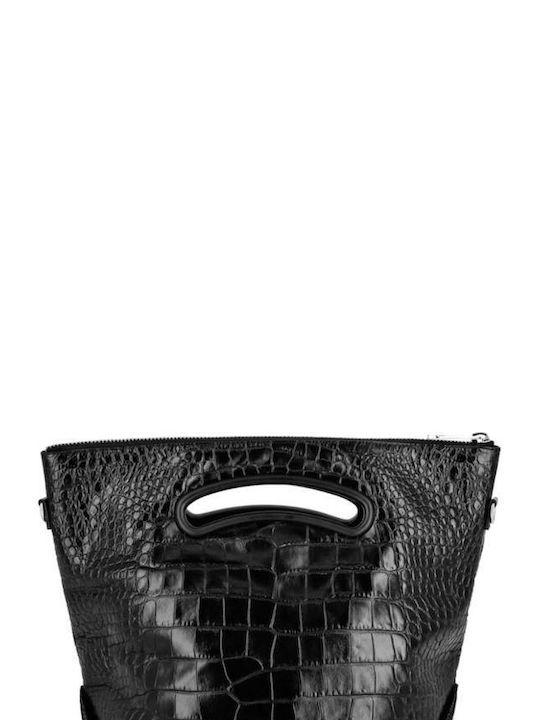 Philipp Plein Leder Damen Tasche Crossbody Schwarz