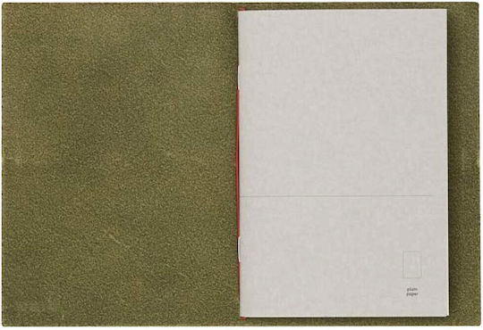 Paper Republic Grand Voyageur Pocket Notebook A5 with Blank Pages Green
