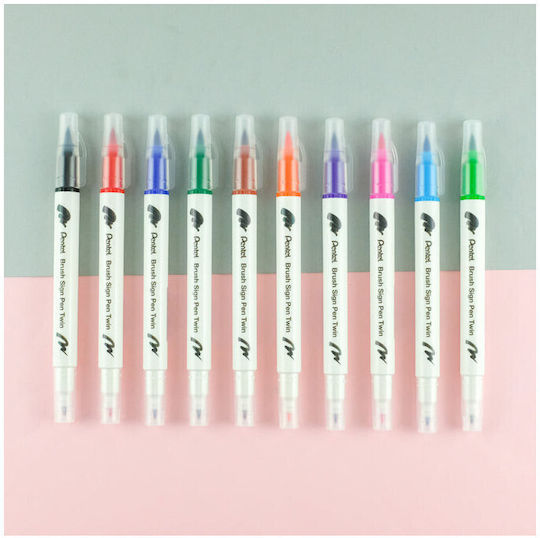 Pentel Ανταλλακτικό Μελάνι για Στυλό Broad Πράσινο