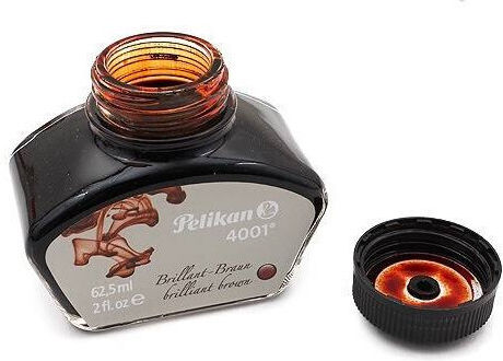 Pelikan 4001 Ανταλλακτικό Μελάνι για Πένα Καφέ 62.5ml